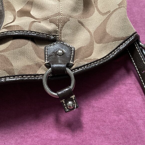 Coach Jacquard Tote Bag # F19203. FIXER - UPPER!!! - Picture 9 of 11